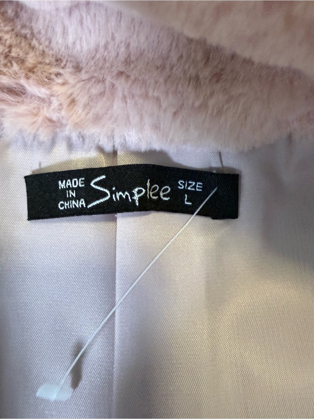 Faux Fink Simply Faux Fur Rabbit Jacket Large Y2K Teddy Bear Plush Zip Up cozy - Picture 2 of 11